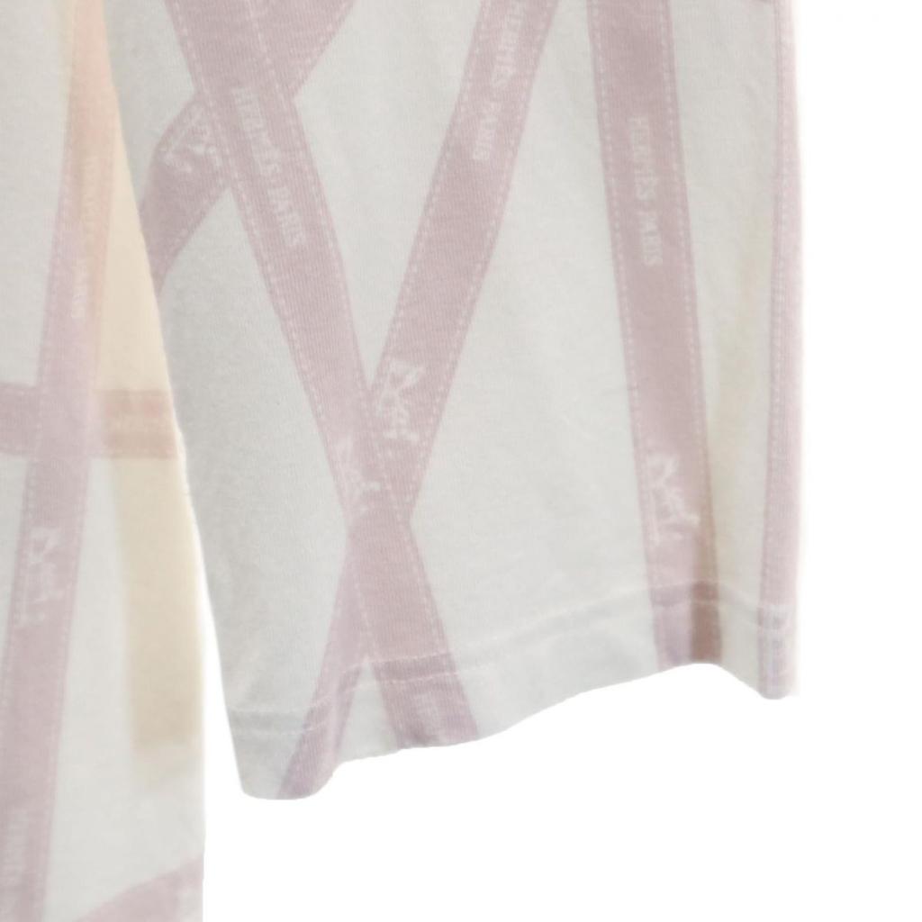 Hermes Made In Italy 7 Minutes Sleeve Cut LA White System Women Used