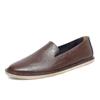 2025 Spring Autumn New Flat Comfort Loafers Fashion Brand Men's Leather Casual Shoes Versatile Men's Park Walking Shoes