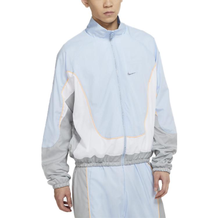 Nike Куртки Мужские Синий Водород Воротник-стойка Умеренная Другое CV1932-407