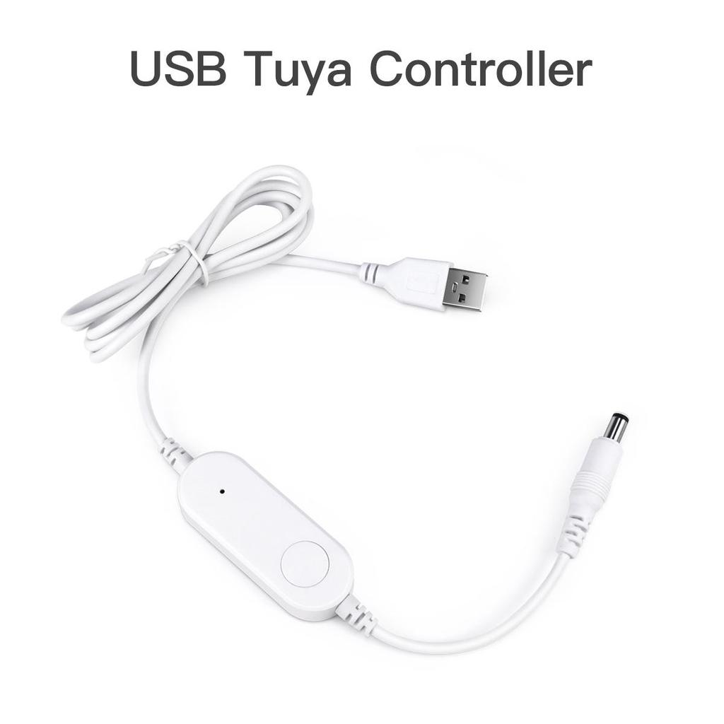 USB 5V TUYA Smart WiFi Single Color LED Strip Controller Wireless Remote Controller Dimmer Switch Work with Alexa Google Home