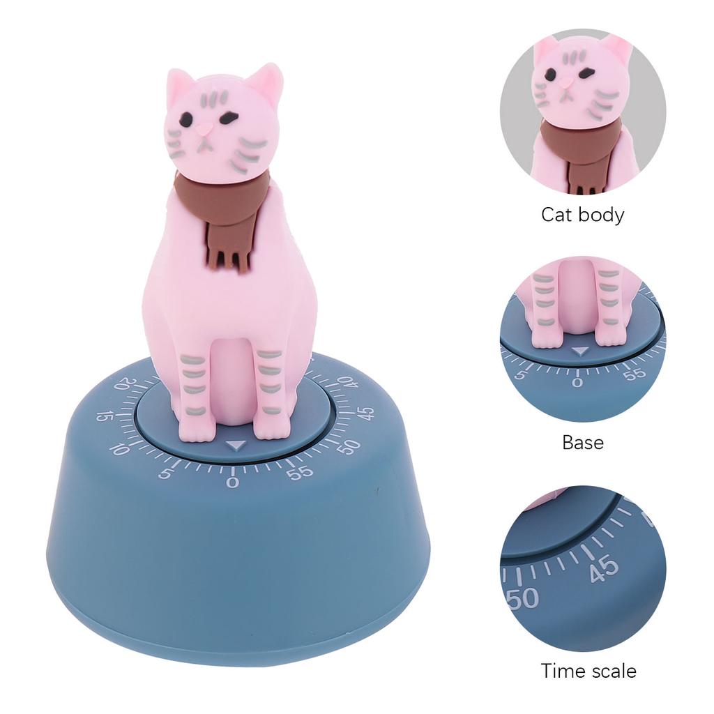 1 шт. Заводной таймер, прочный таймер для учебы, кухонный таймер, часы обратного отсчета, кухонное напоминание для работы