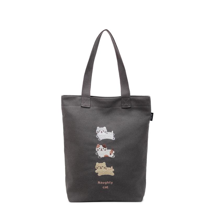 Лето 2025 новая сумка-тоут для поездок на работу, большая вместимость, мультяшная, однотонная, трендовая, нишевая, иностранная сумка через плечо