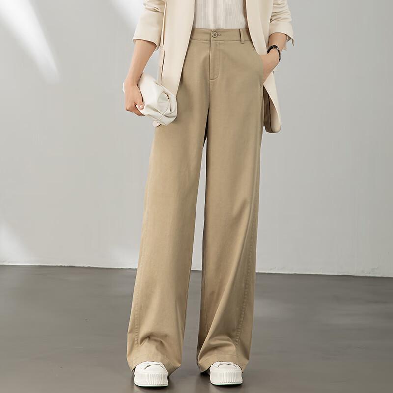 Women's High-Waisted Wide-Leg Casual Pants