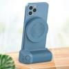 Магнитная ручка для камеры, Bluetooth-совместимая ручка, вращающаяся подставка с защитой от сотрясений, беспроводное зарядное устройство для Android, портативное стабильное