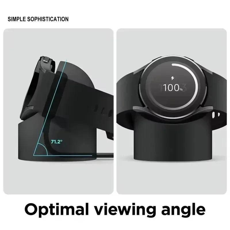 Подставка-зарядка для Apple Watch Series 9 8 Ultra 7 6 5 SE 4 3 2 Док-станция для зарядки Силиконовый кронштейн Держатель для зарядного кабеля iWatch