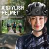 Велосипедный шлем с BT Smart Riding Helmet с камерой 1080P и задними фонарями, универсальный, регулируемый
