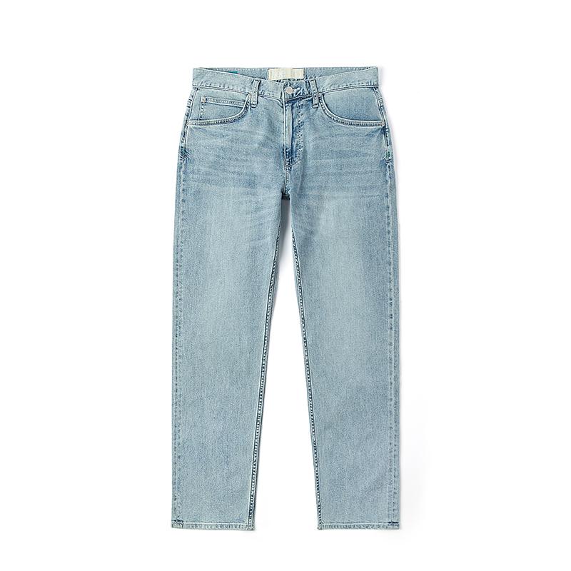 Lee X Melting Sadness Jeans Men's Light Blue Moderate Tapered Pants LMB246731P6600FA06321