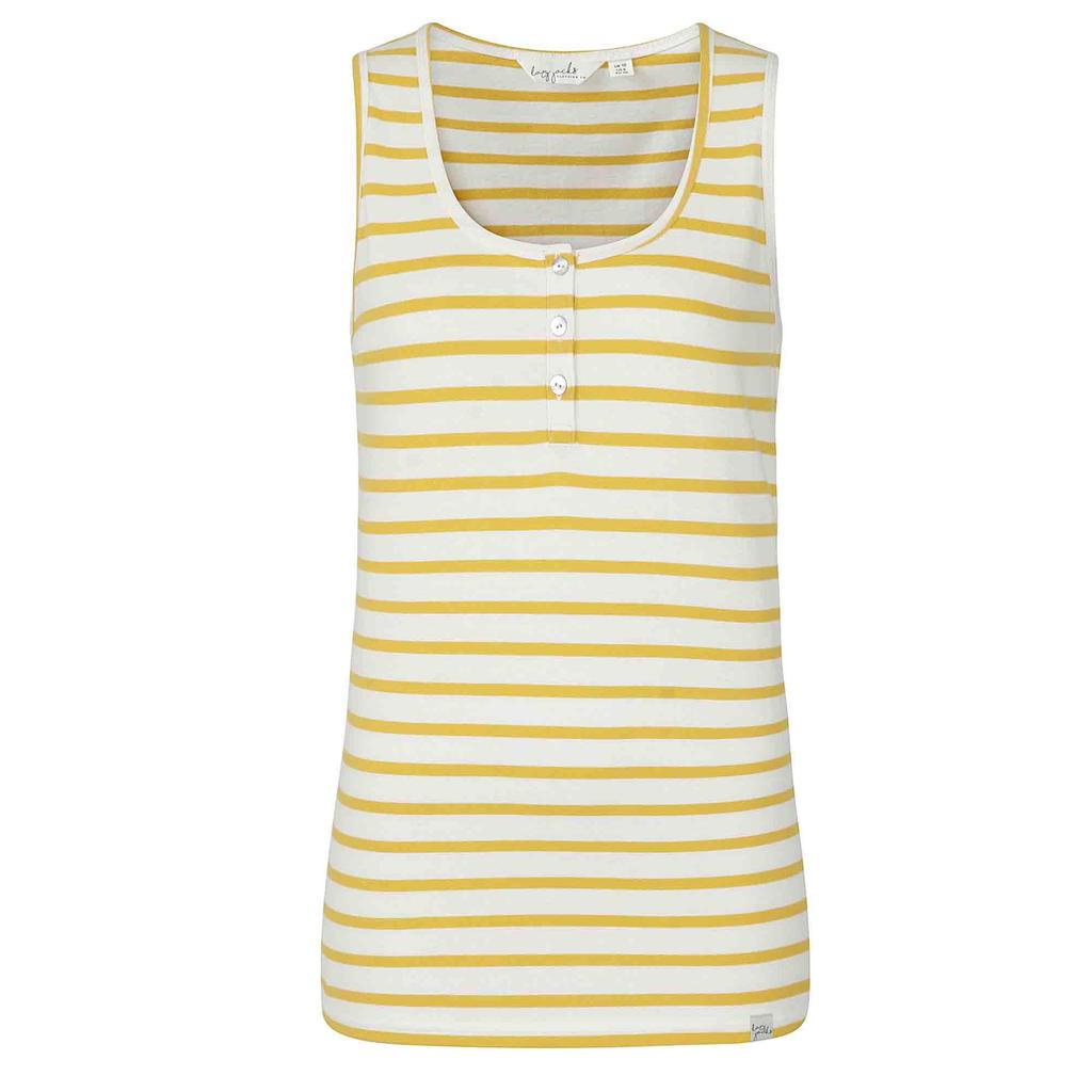 Lazy Jacks Womens/Ladies Stripe Cotton Camisole
