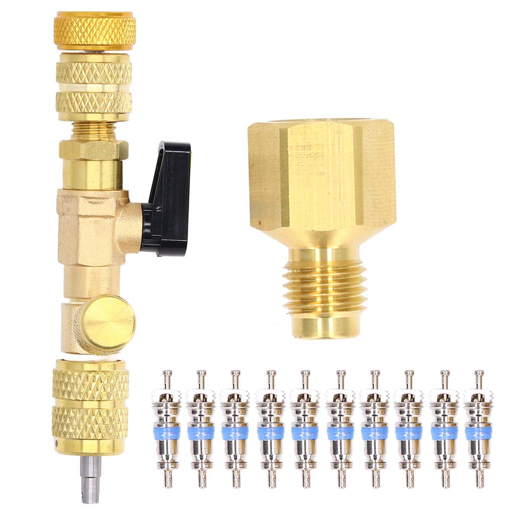 Набор инструментов для снятия сердечника клапана, монтажный набор инструментов для ремонта латунных деталей для портов 14 и 516 дюймов