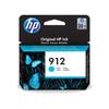 HP 912 Genuine Cyan Ink Cartridge (3YL77AE) for HP OfficeJet 8010/Pro 8020