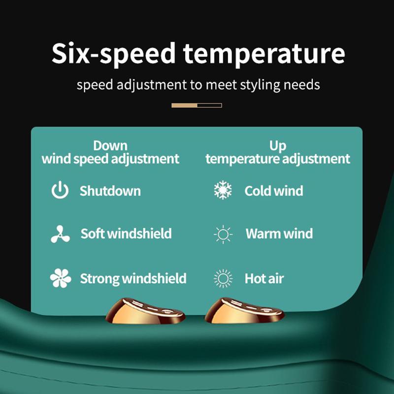 Фен Профессиональный Ионный Фен для Дома Холодная Сушка Салонный Фен Диффузор Насадка-Концентратор