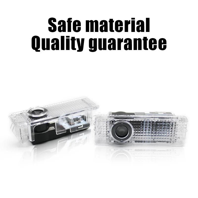 BBJK3 2Pcs LED Car Interior Decoration Lamp Door Light Bulb For BMW X4 X1 X3 X5 E46 M1 E90 M2 M5 M3 M6 E87 M Power F20 E60 Car Sticker
