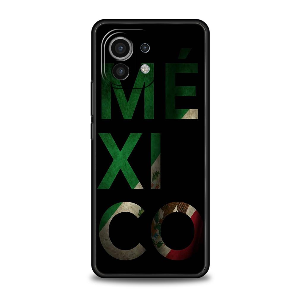 Чехол для телефона для Xiaomi 15 14 13 12 Lite 14T 13T 12T Pro Poco X7 X6 X5 X4 X3 NFC F7 Ultra F6 Pro Мягкий чехол Флаг Мексики