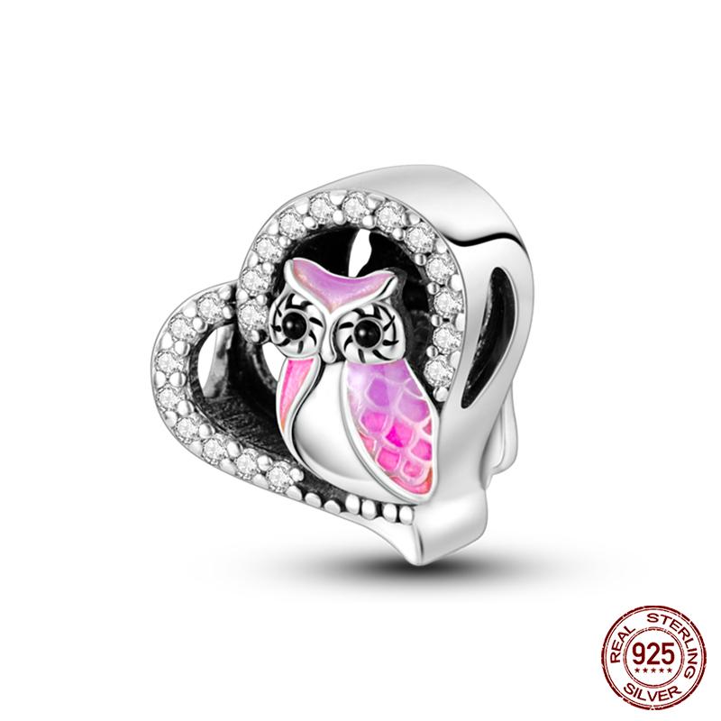 100% 925 Silver Fantasy Flying Dragon Mysterious Butterfly Charms Pendants Fit Qikaola Original Bracelets DIY Jewelry
