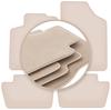 PREMIUM Beige Floor Mats For: Peugeot 308 I Hatchback, Station Wagon, SW 2007-2013