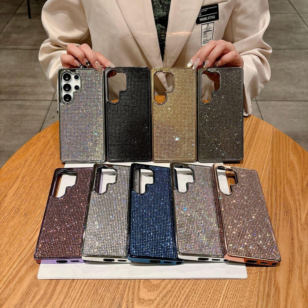Роскошный противоударный чехол со стразами для Samsung S26/S25 Ultra