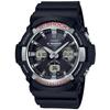 G-Shock Men's Watch, Solar Radio-Controlled GAW-100-1AJF, Black, Authentic Model