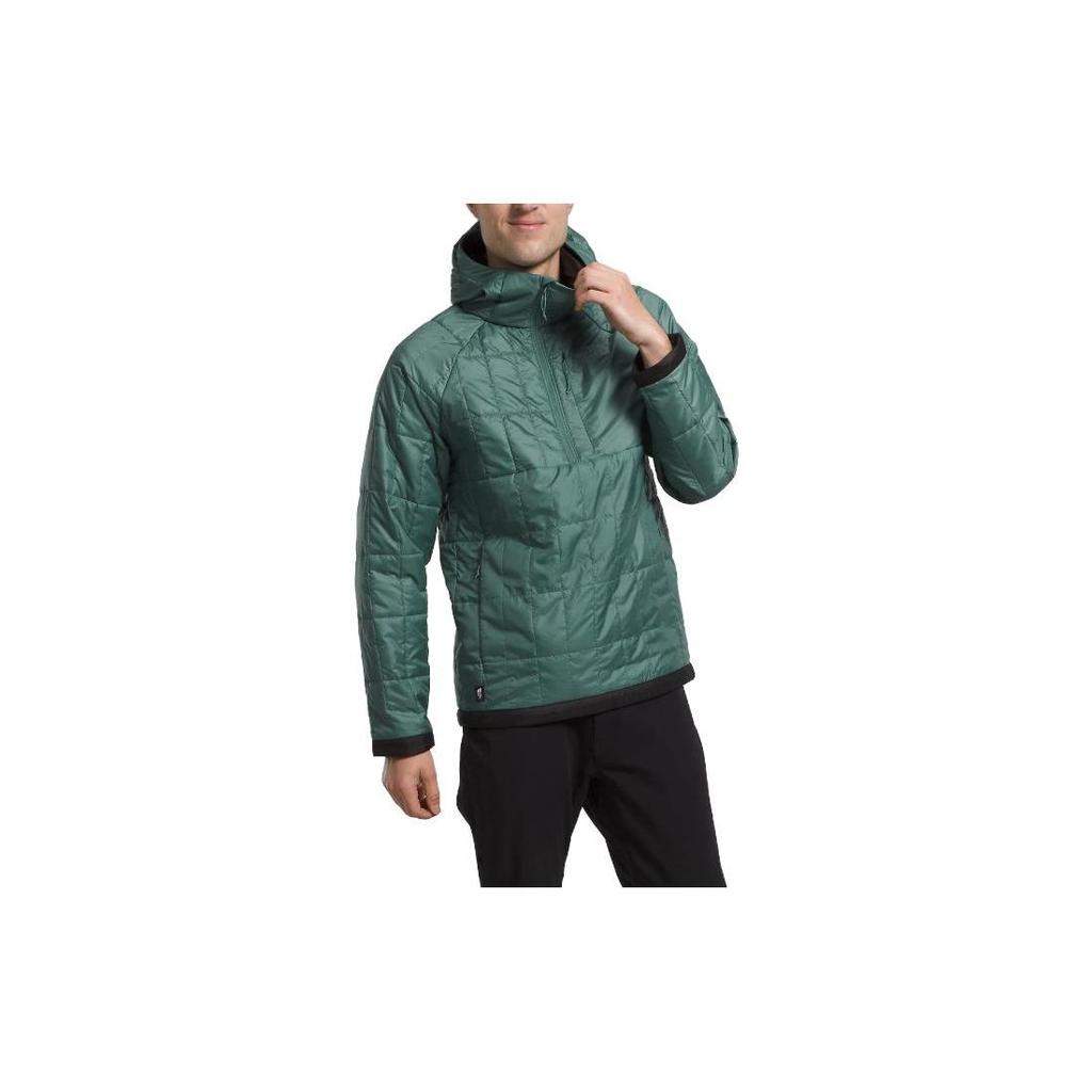 The North Face Мужские пуховики Зеленый с капюшоном Умеренный пуховик NF0A84HN-KIB