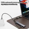 7 In 1 USB 3.0 Hub USB C Hub Type C To USB SD TF Adapter 5Gbps Fast Speed Tramsmission Type C Docking Station for PC/Laptops/MacBook Pro