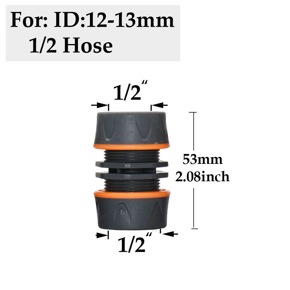 1/2'' 3/4'' 1'' Быстроразъемный ниппель для шланга OD 16 мм 20 мм Фитинги для садового шланга Водонепроницаемые фитинги Ремонт труб Адаптер для поливочного пистолета