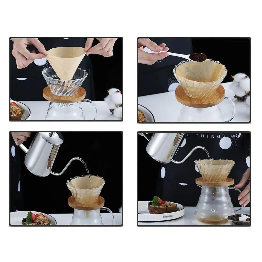 1pc-Drip Kettle Coffee Tea Pot Non-stick Coating Food Grade Stainless Steel Gooseneck Drip Kettle Swan Neck Thin Mouth