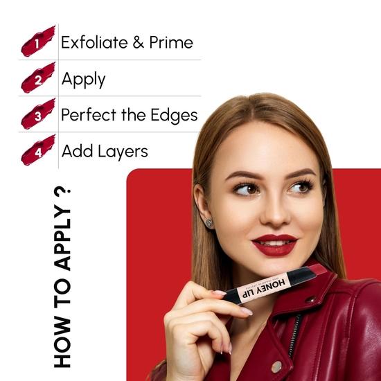 Fashion Colour Supreme Lasting Honey Lip Non Transfer Lipstick 2.6 г | Помада для женщин | Доступна в 18 суперкремовых оттенках | (316-Оберн, 2,6 г)