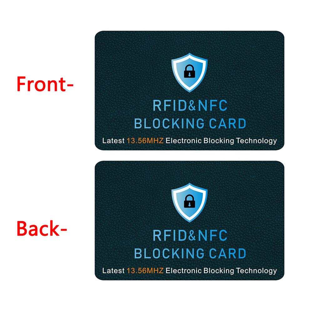 Блокирующая RFID-карту 5 шт. Защита банковской дебетовой/кредитной карты Защита от кражи Контактный NFC-блокиратор Защита всего кошелька