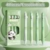 Neutral Erasable Pen, Cartoon Case, Moyi Button Pen, Vertical Position Thermal Draft, High Aesthetic Value Press Protection