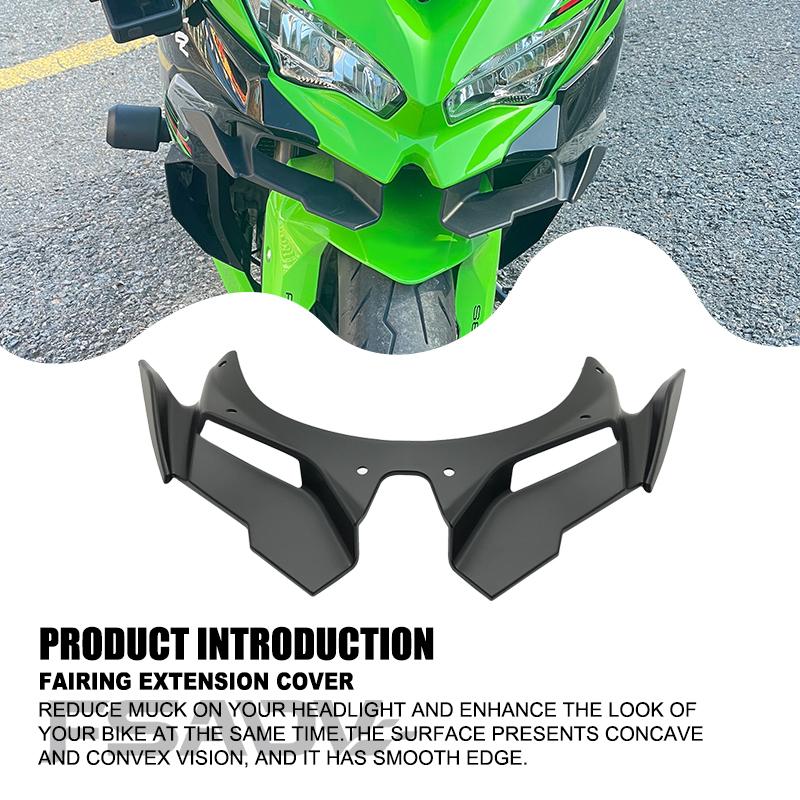 Front Wheel Fender Beak Nose Cone Extension Cover Extender Cowl For Kawasaki For Ninja ZX25R ZX4R ZX-25R ZX-4R ZX-4RR 2023 2024