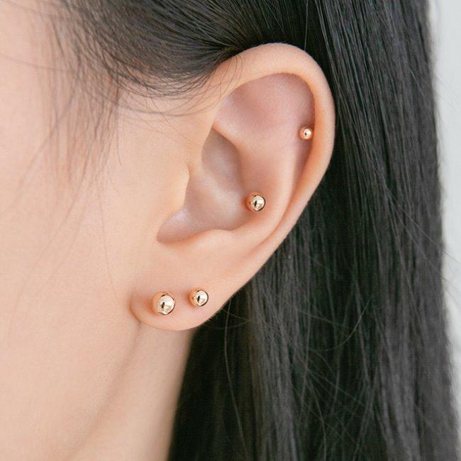 Шариковый пирсинг Lunne 14K (14-каратное золото) #Pi01 (Тип)