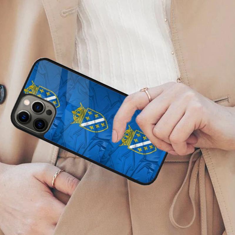 Чехол для телефона с магнитом Bosna Splash, флаг Боснии, для APPLE iPhone 17 Air 16 14 13 12 Pro Max 15 Plus, поддержка беспроводной зарядки MagSafe