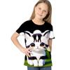 Cute Cartoons Animal Cat T Shirts 3D Print Boys Grils Short Sleeve TShirt Streetwear Oversized Harajuku Kids Tops Tees Clothing