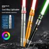 Металлический световой меч Star Wars Cross Два в одном: Цветные, Светящиеся, Вибрационные функции для студентов