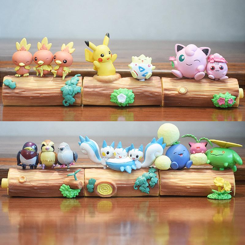 Anime Figure Pok  Mon Friendship Of Wood  Cute Action Figure Collectible Toy Desktop Decoration Birthday Gift For Fans