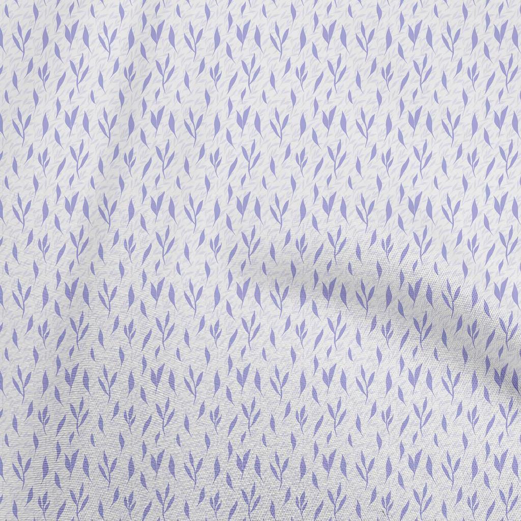 oneOone Хлопчатобумажная гибкая светло-голубая ткань с листьями Швейные поделки Принты на ткани в ярдах 40 дюймов