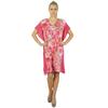 Women Polyester Kaftan Beach Cover Up Short Floral Caftan