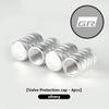 4PCS Car Wheel Tire Valve Cap Cover Airdust Waterproof For Toyota Crown Land Cruiser RAV4 Camry Yaris Corolla Prius RT2