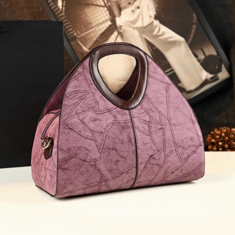 Crossbody Bag Female Jiaozi Shoulder Bag Handbag Simple Mother Bag Retro Personality Handbag