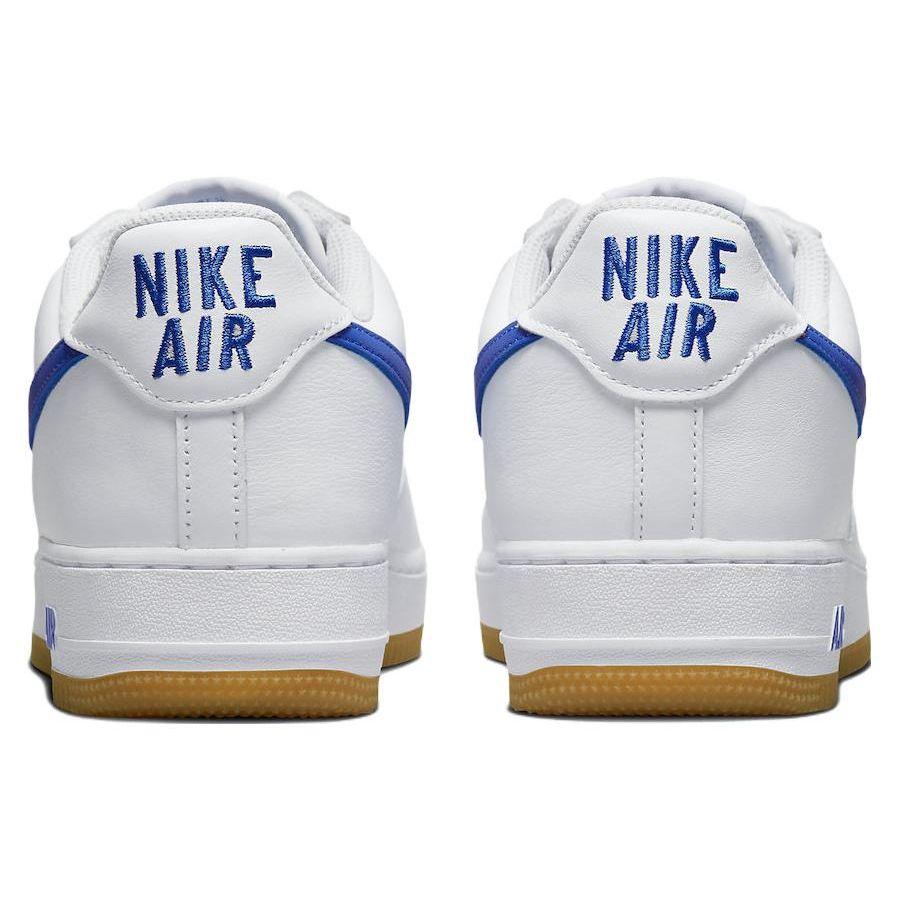 Nike Air Force 1 Low Цвет месяца — белые королевские синие кроссовки унисекс Varsity-Royal Gum-Yellow DJ3911-101