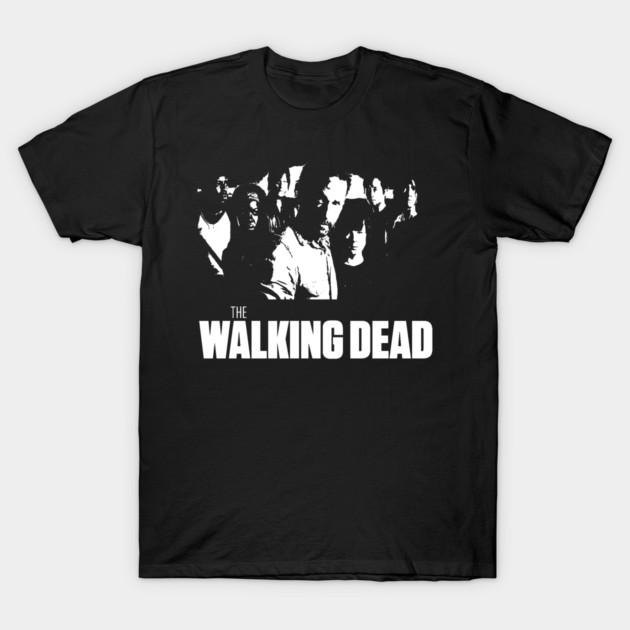 Asian Size Cotton Unisex Tshirt Print T-shirt Walking Dead T-shirt No-Cut Print Regular Fit