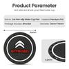 MGHK6 Car Coaster Water Cup Bottle Holder Anti-slip Pad Mat For Citroen C3 C5 AIRCROSS C5X C4 Cactus e-C4 X e-C3 Berlingo C-Elysee C1