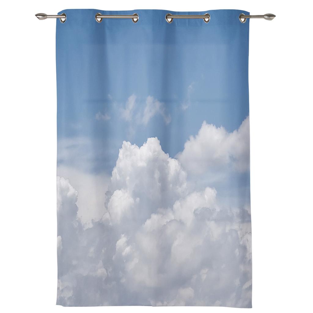 Abstract Mountains Window Curtains For Living Room Luxury Bedroom Decor Drapes Kitchen Window Treatments Curtains