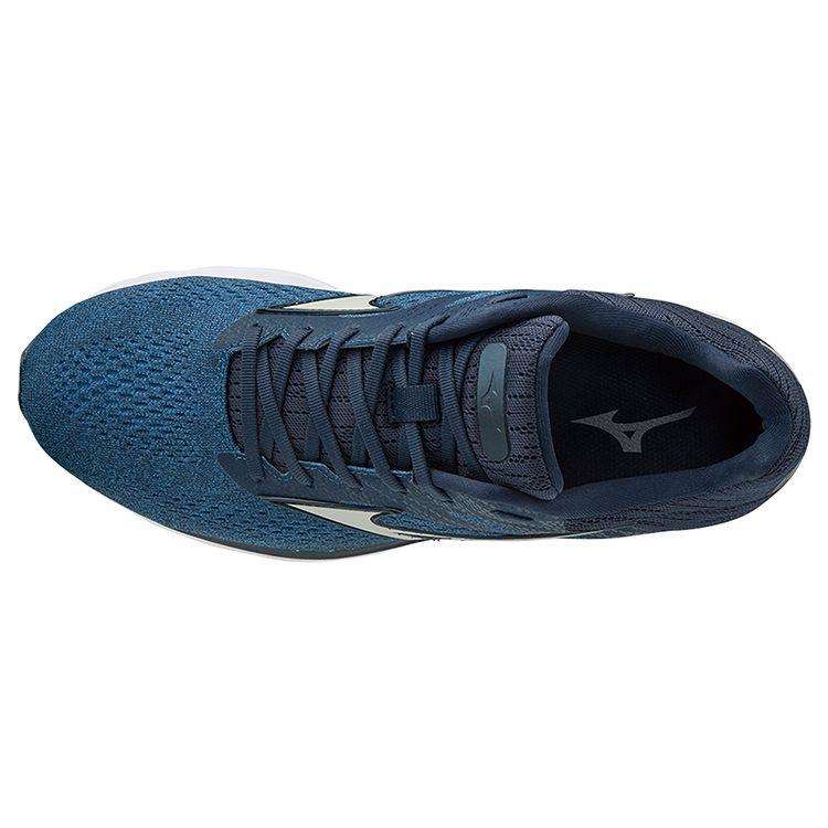 Mizuno Wave Rider 23 Кроссовки с низким верхом для бега, прочные, мужские, синие J1GC190304