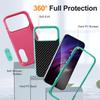 Для iPhone 17 Pro Max Чехол Прочный Бампер Гибридный 3-в-1 Конфетный Цвет Ударопрочный Подставка для Телефона Чехол Для iPhone 16 15 14 13 Pro Max 17e 16e