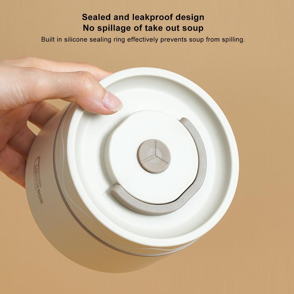 2PCS/3PCS/4PCS With Insulated Bag Thermal Bento Box Stackable Food Container For Travel