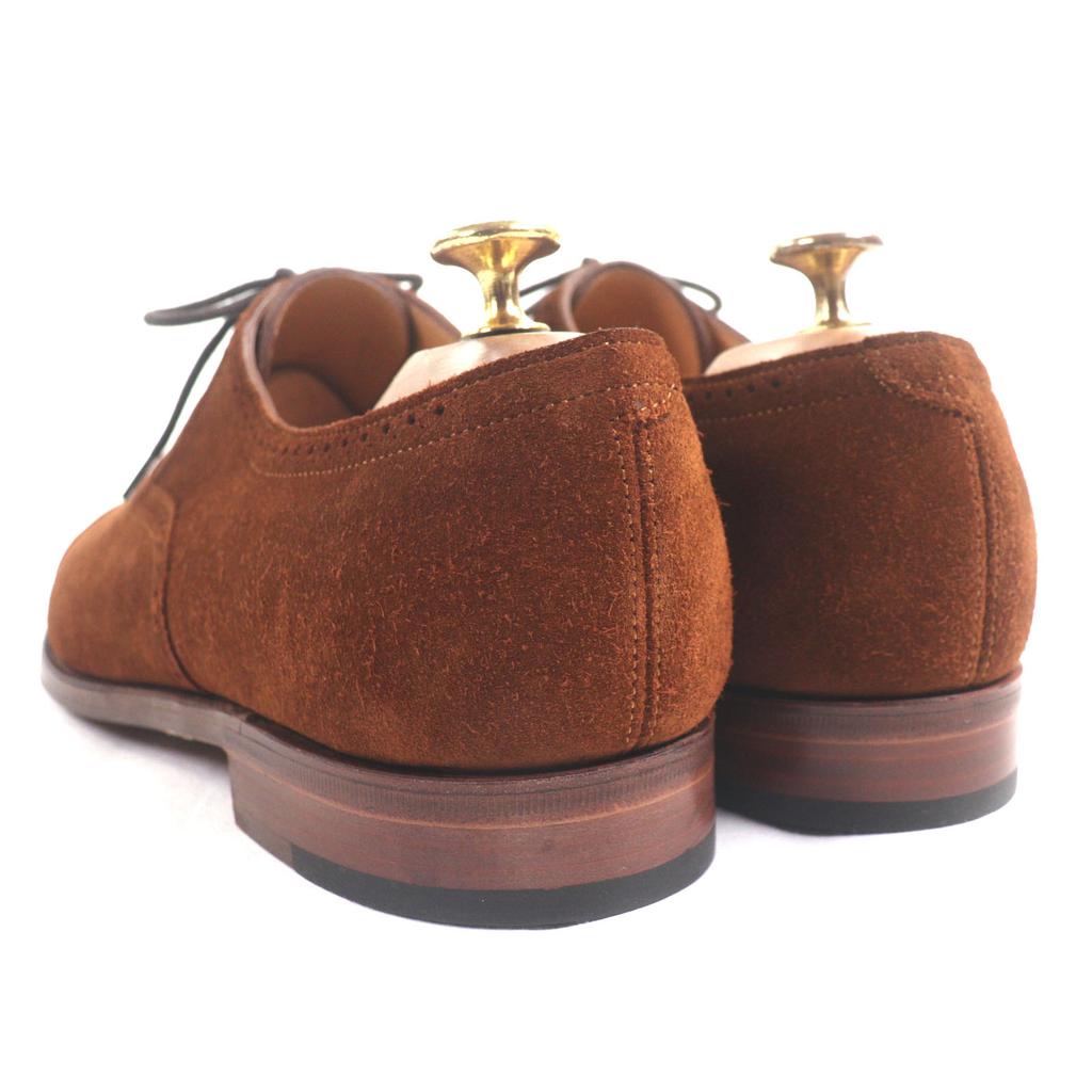 Безупречные кожаные туфли John Lobb SAUNTON Thornton Brown Замша мужские 8 Б/у