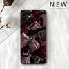 Чехол для телефона с красной вишней, гранатом и малиной для Samsung Galaxy A20, A21s, A22, A31, A32, A52, A53, A72, 73, A80, A91 Мягкий черный чехол