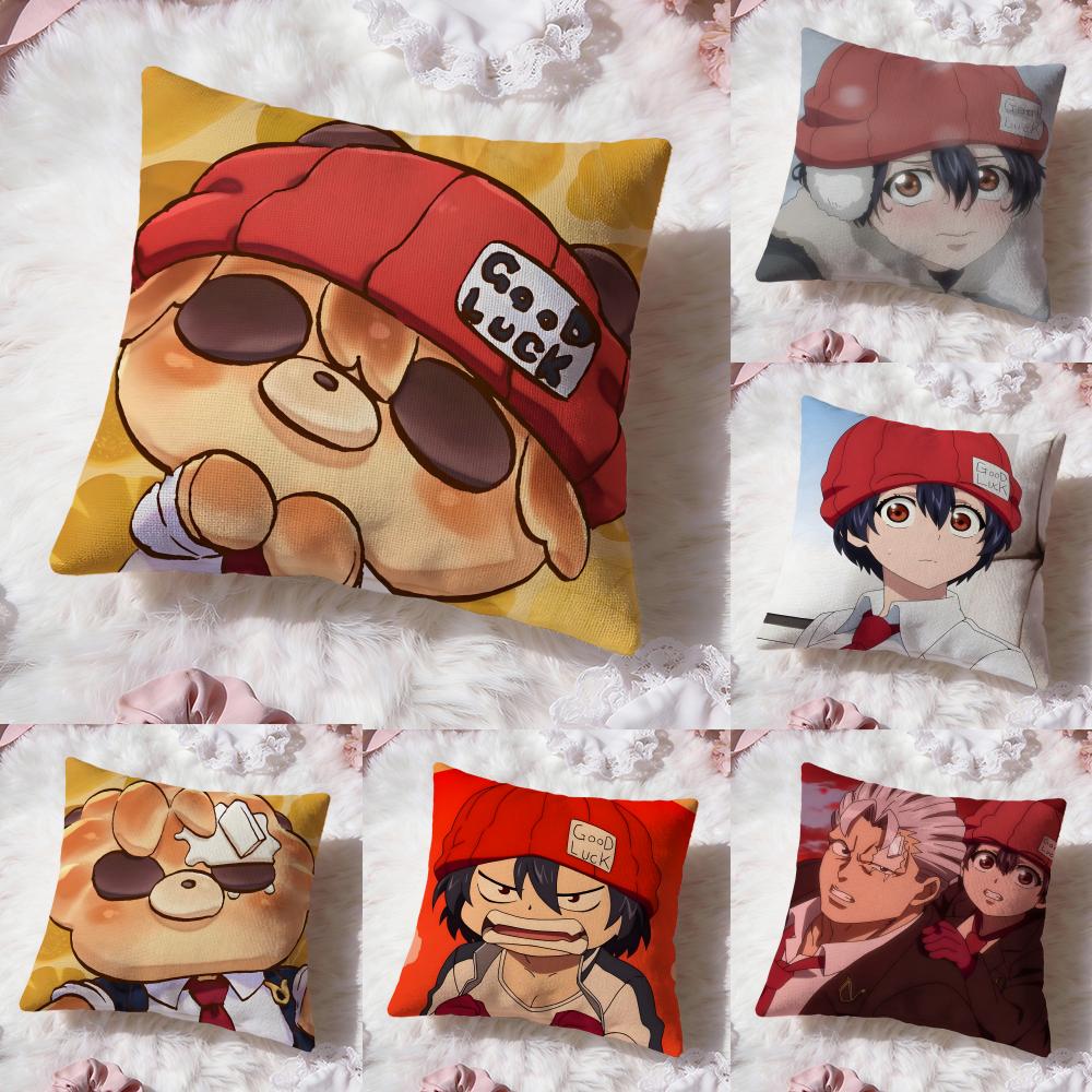 Undead Unluck anime Cushion Cover Premium Comfort Reversible Pillow Cove -Two in One Design for Any Room & Car Interior