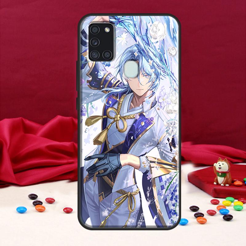 Чехол Kamisato Ayato Genshin Impact для Samsung Galaxy A34 A54 A14 A71 A51 A31 A11 A12 A22 A32 A52 A72 A50 A13 A53