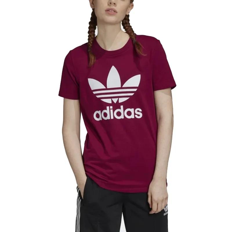 Adidas Originals Set in Sleeve T Shirt Women's Rose Red (Unisex) T-Shirts GD2433